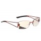 Lunettes anti-fatigue Informatique Visio Pro 5 Bordeaux