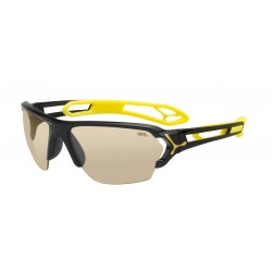 Lunettes de soleil S'TRACK Large Shiny Black Yellow